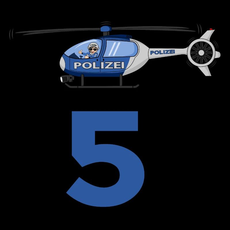 Polizei Hubschrauber 5. Geburtstag