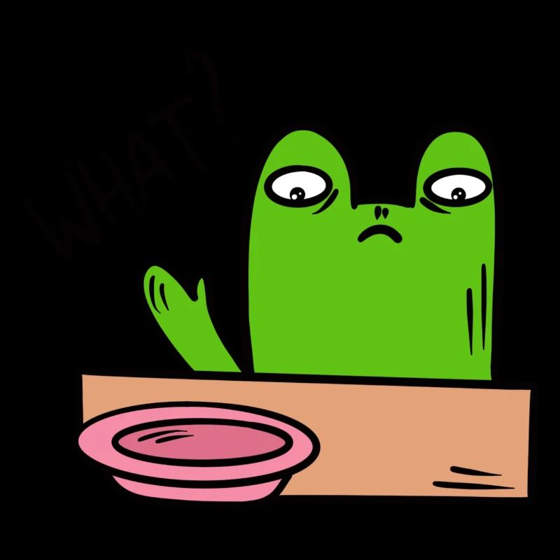 Funny frog, toad