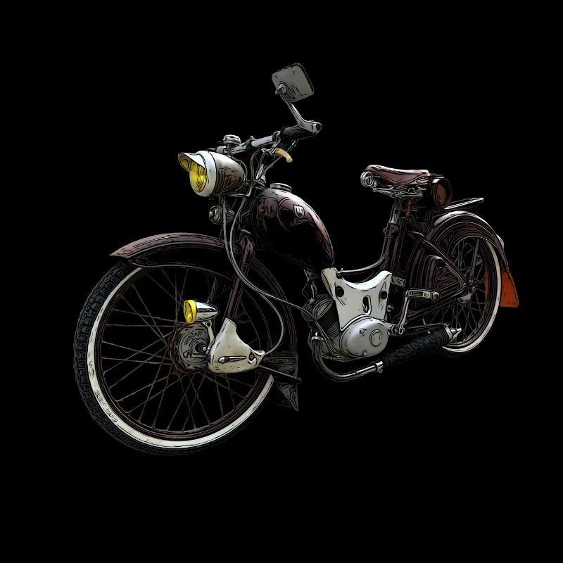 Simson Custom SR2 Conversion Rat Rod