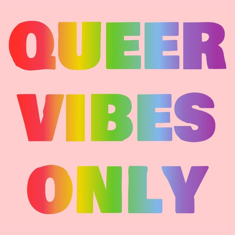 Queer Vibes Nur Regenbogen LGBT Pride