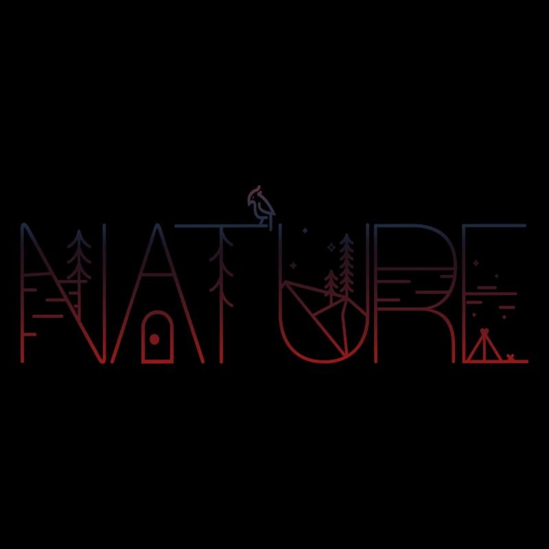 Conception créative de la nature