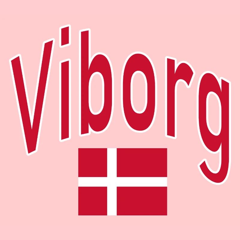 Drapeau du Danemark de Viborg