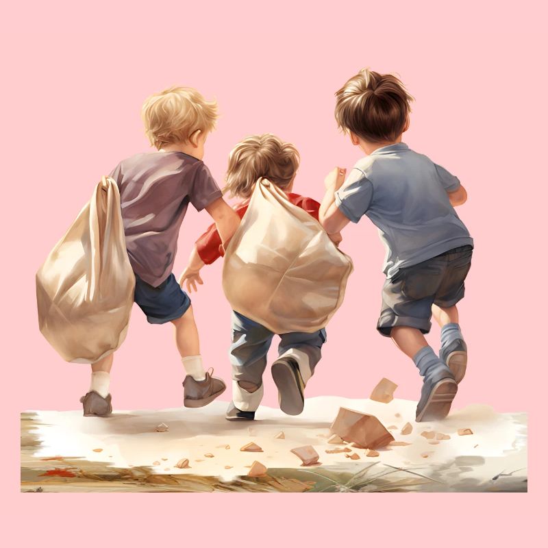 Experiencing a happy childhood