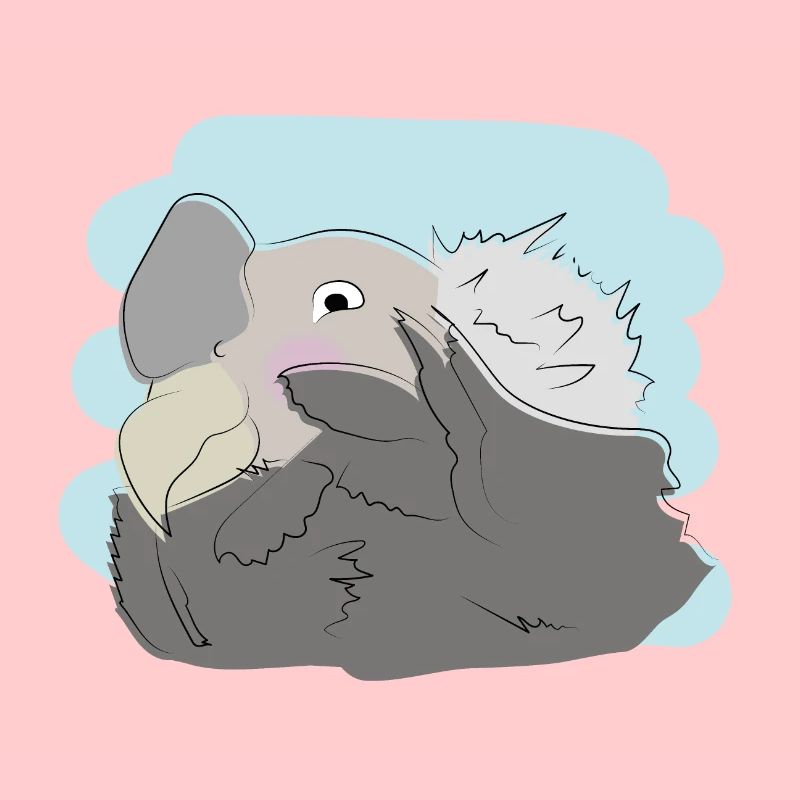Design illustré avec un vautour