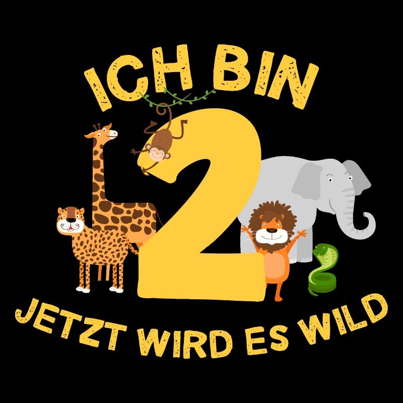 Ich bin 2 Jahre 2. Geburtstag Geschenk