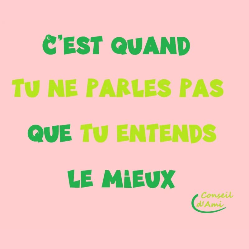 65 - Se taire et écouter