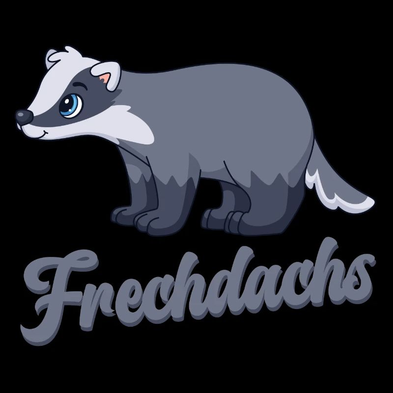 Lustiger, Süßer Dachs, Frechdachs,