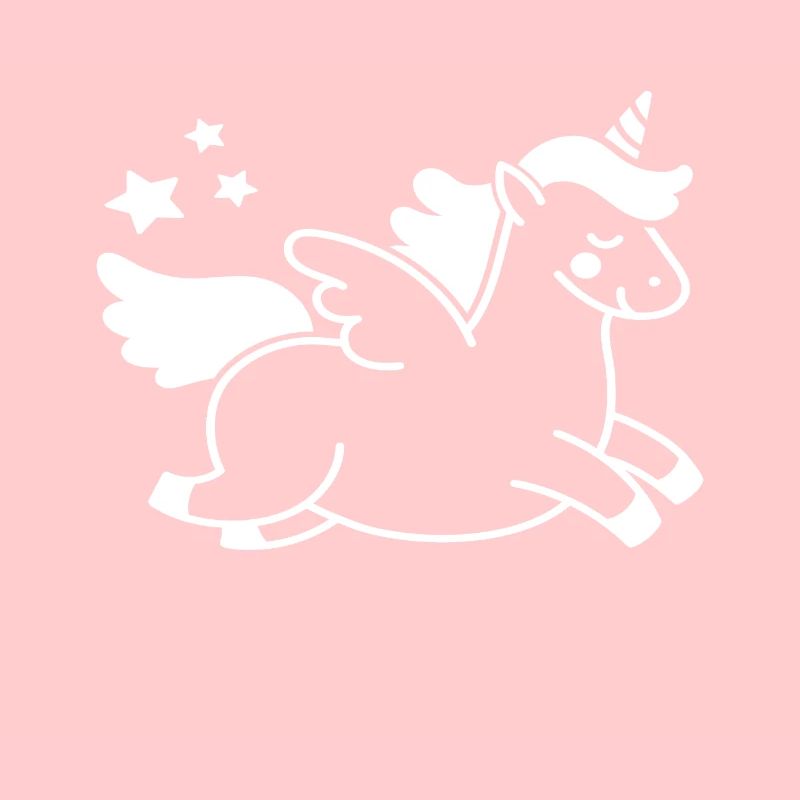 Dickes Einhorn pummel Dabbing Unicorn mit Sternen