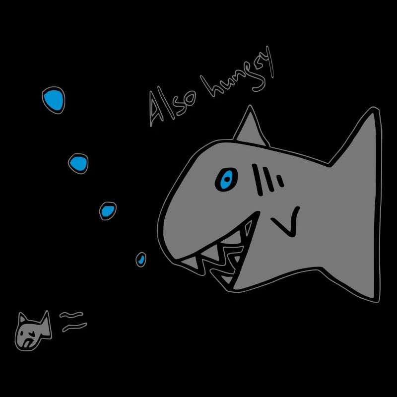 anche pesce affamato