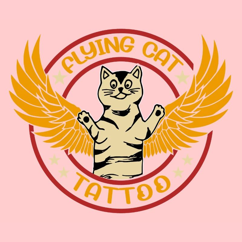 Fliegende Katze