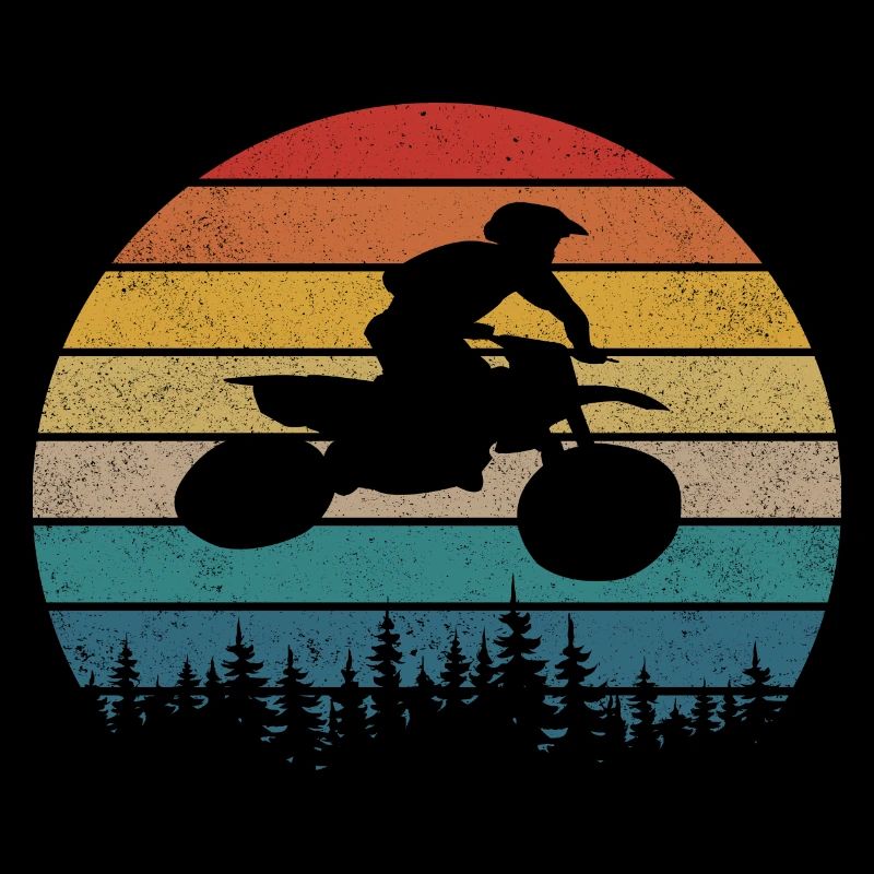 Motorcross Motorcycle Retro Enduro