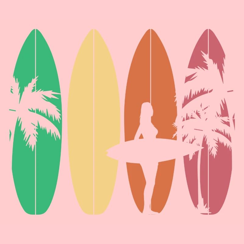 Surf Surfboard Surfer Idée Cadeau