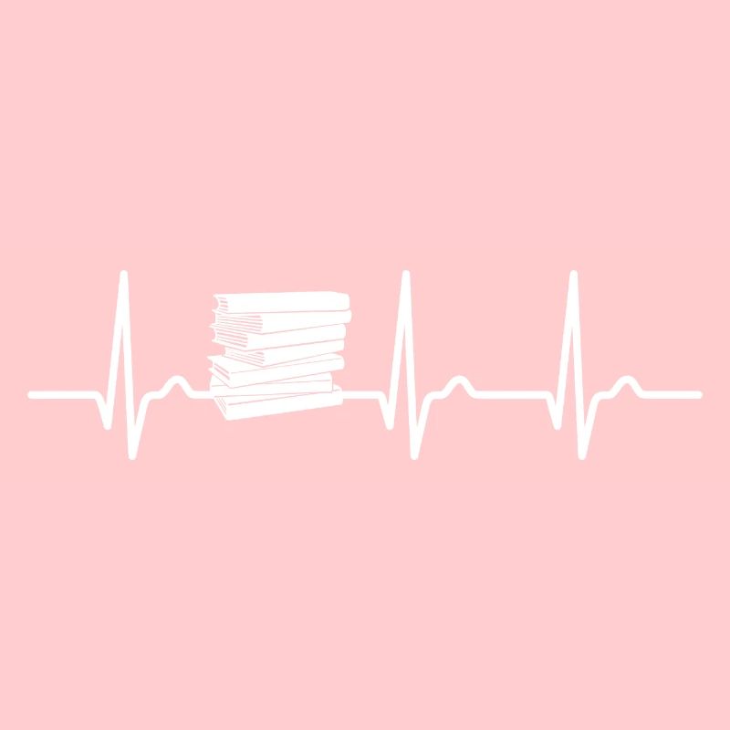 Courbe ECG - courbe cardiaque - livre - lecture