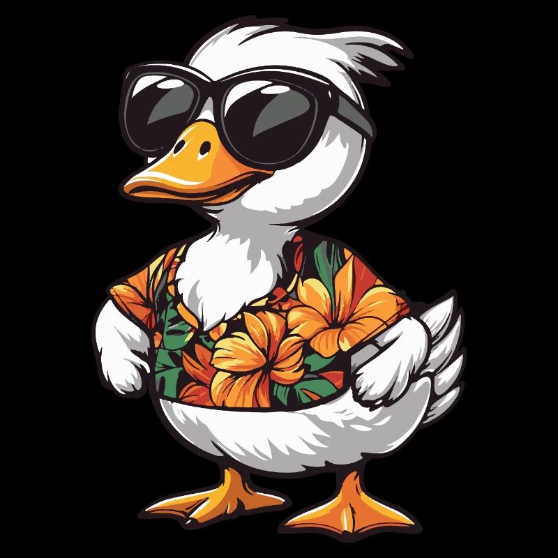 Gans Comic Cool Sommer