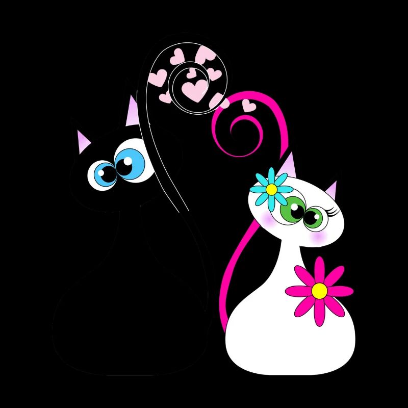 Visage de chat dame chat