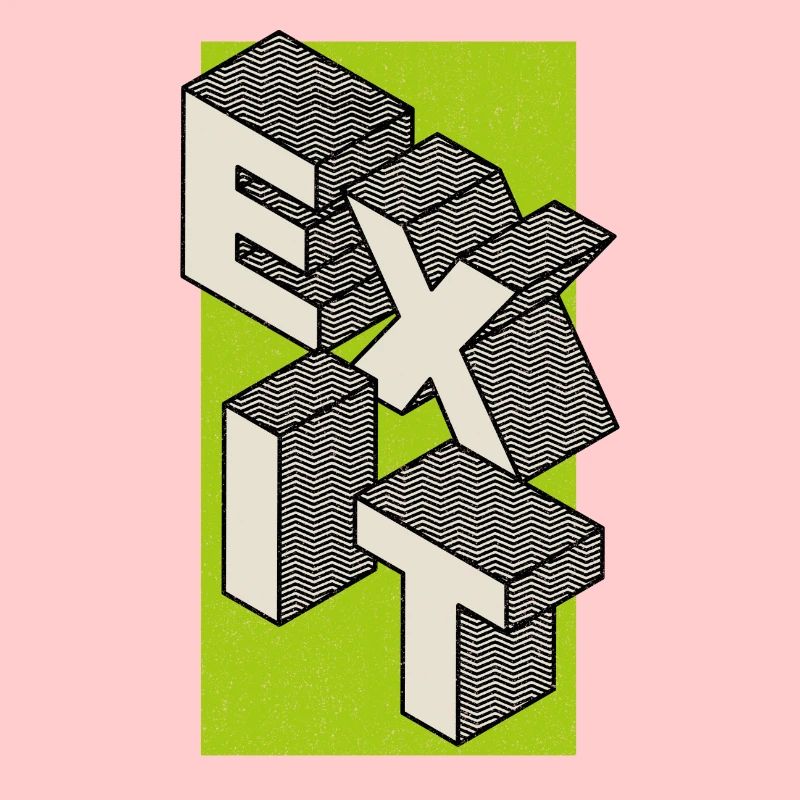 Exit - take the exit - in green