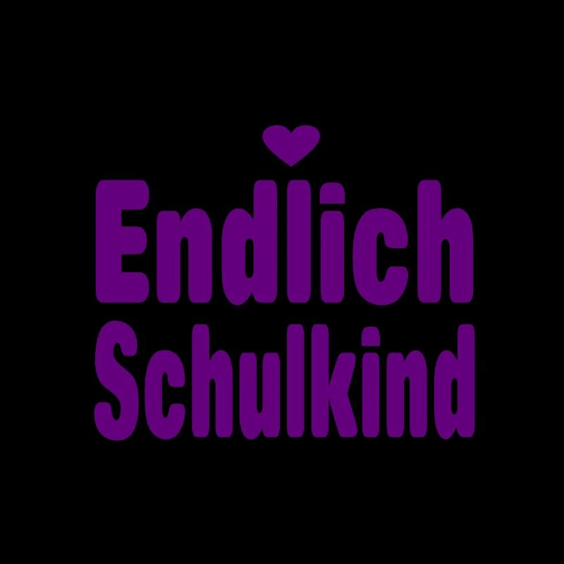 Endlich Schulkind Einschulung Erstklässler Mädchen