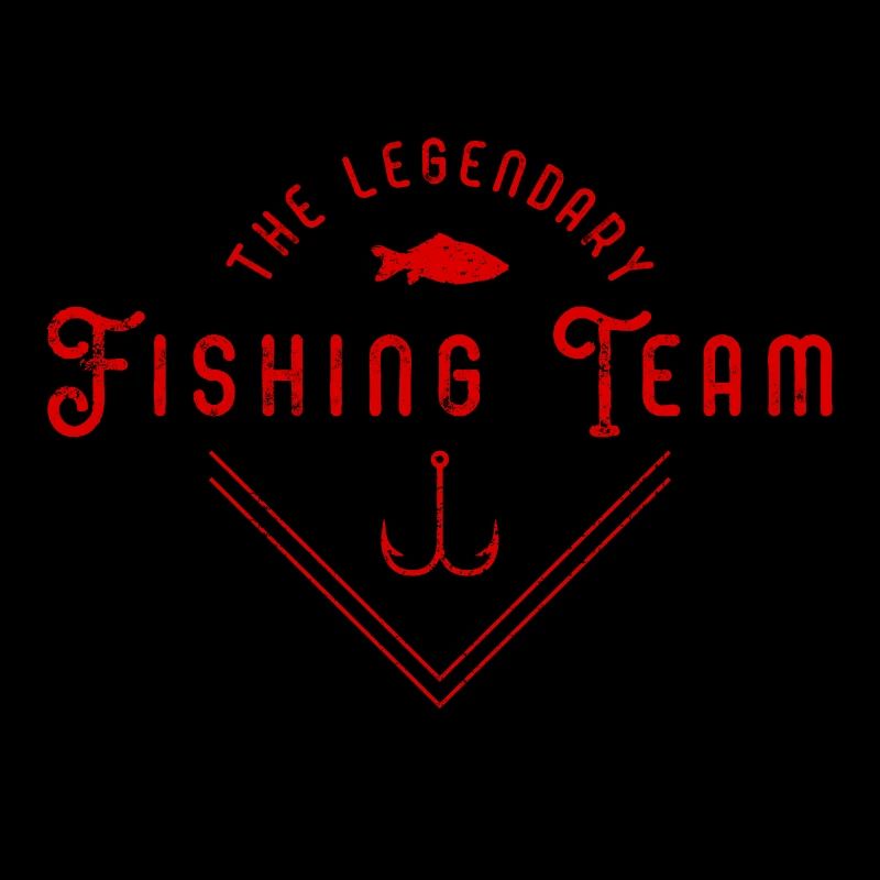 Logo de poisson de l'équipe de pêcheurs de pêche