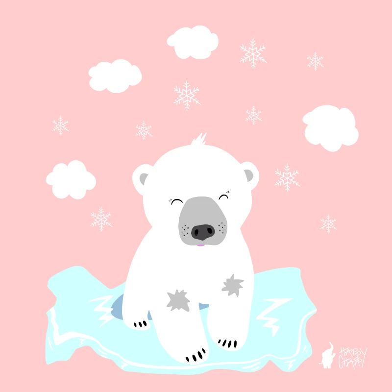 Eisbär auf einer Eisscholle