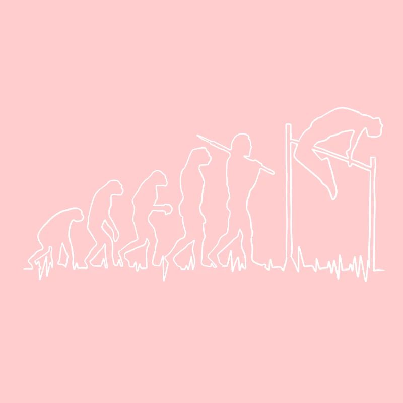 Evolution Hochsprung Leichtathletik