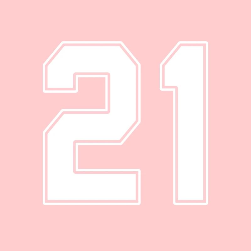 21 ans numéro maillot 21
