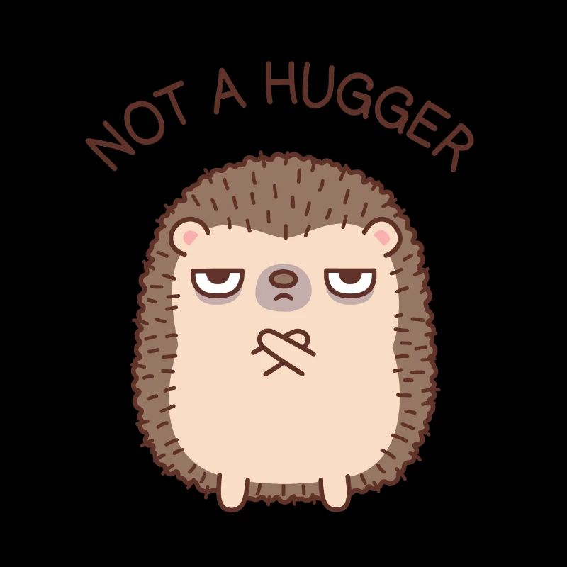 Drôle de hérisson pas un griffonnage hugger