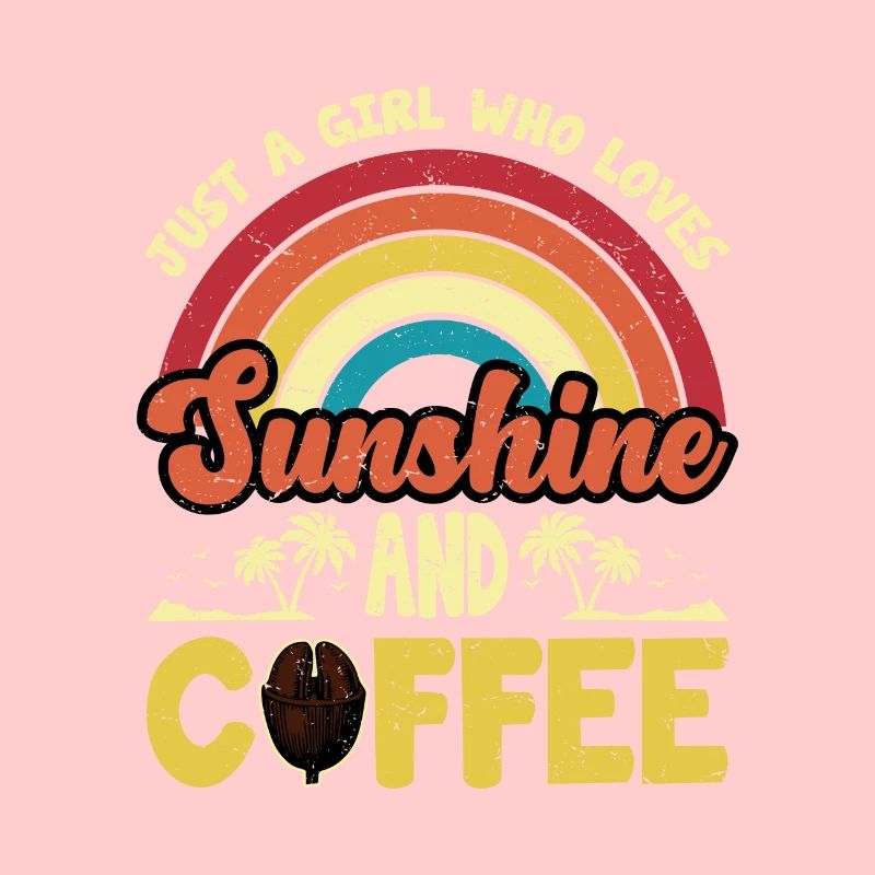 Nur ein Mädchen, das Kaffeedesign liebt