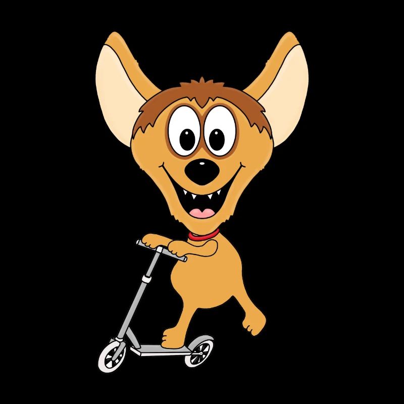 HYÄNE - ROLLER - TIER - TIERISCH - KINDER - BABY