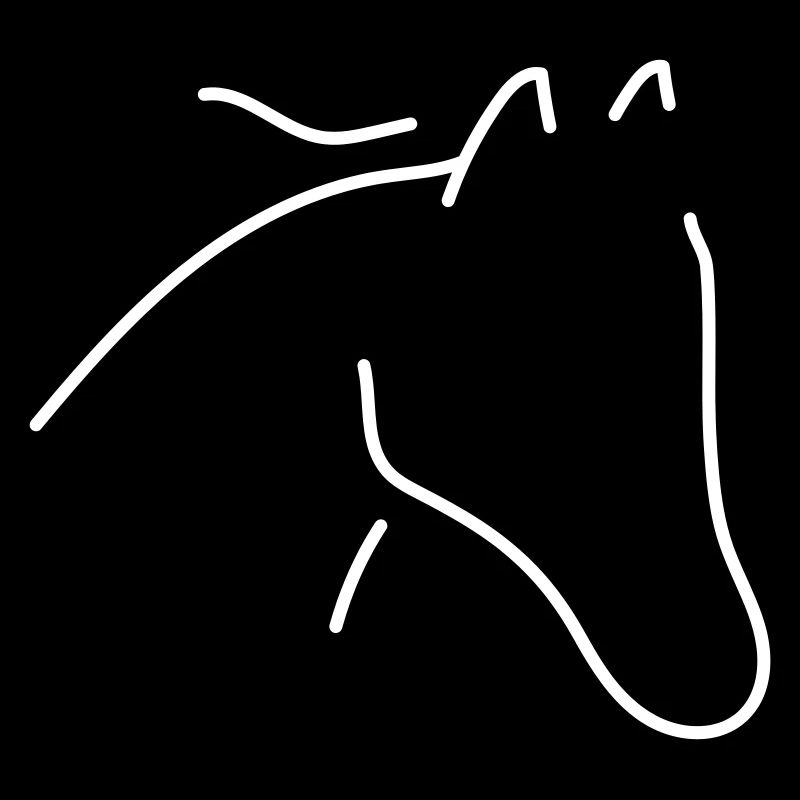 Pferd minimal