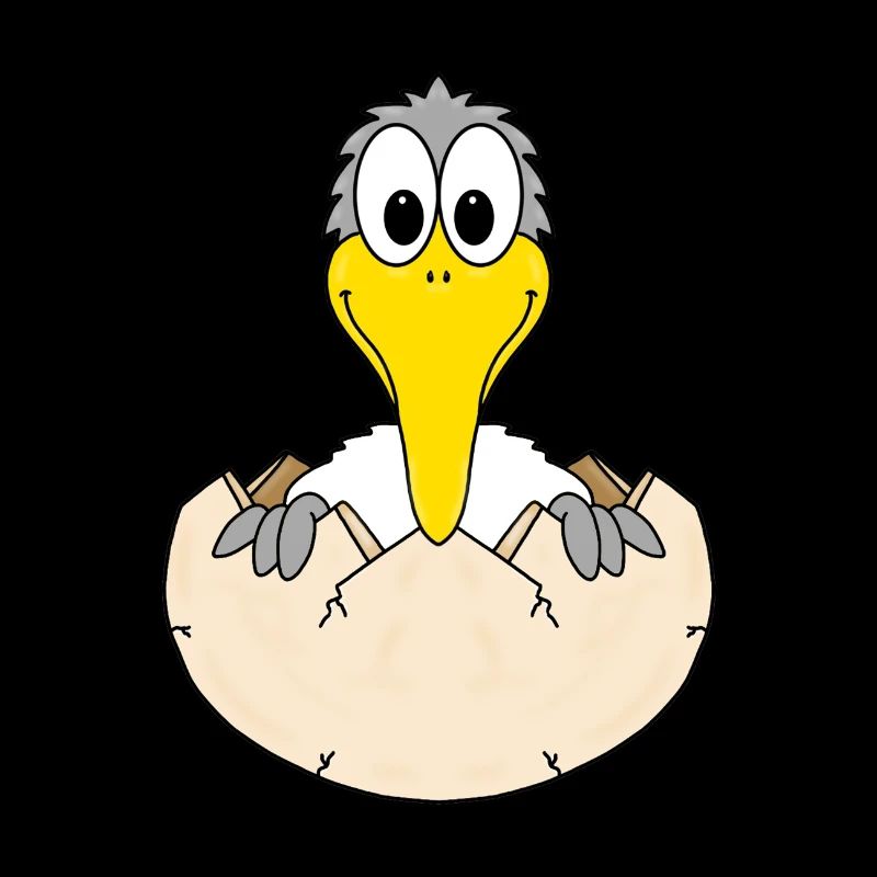 MÖWE - EI - GEBURT - BABY - KIND - VOGEL