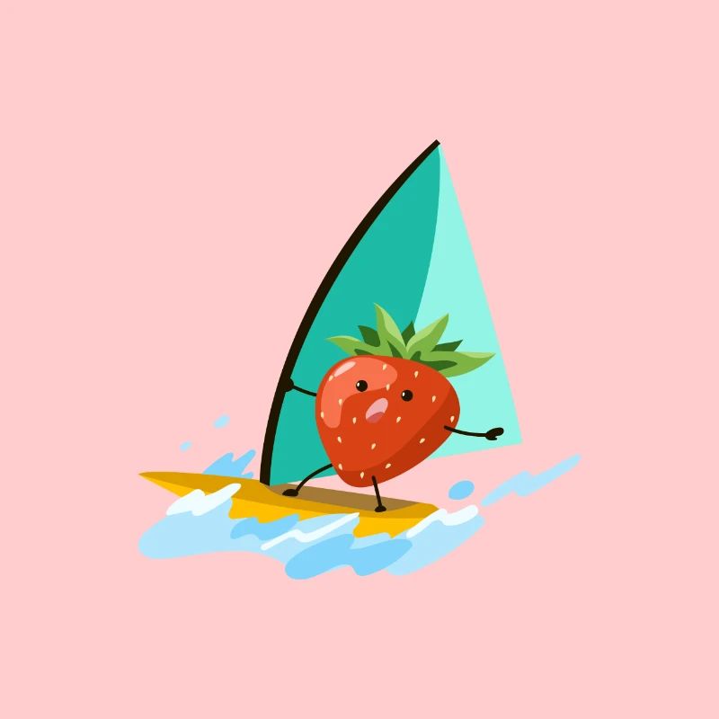 Erdbeer-Surfen
