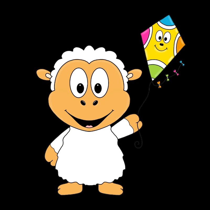 SCHAF - DRACHE - DRACHENSTEIGEN - TIER - KIND