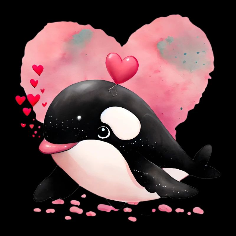 Cadeau de Saint-Valentin Baleine