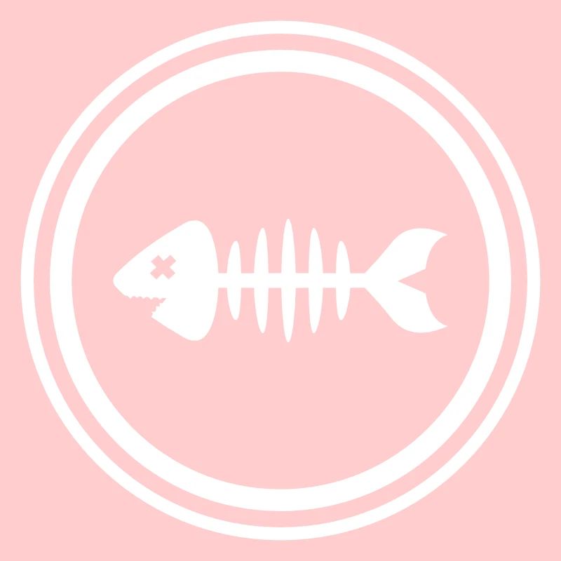 Fisch Symbol Knochen Gräte