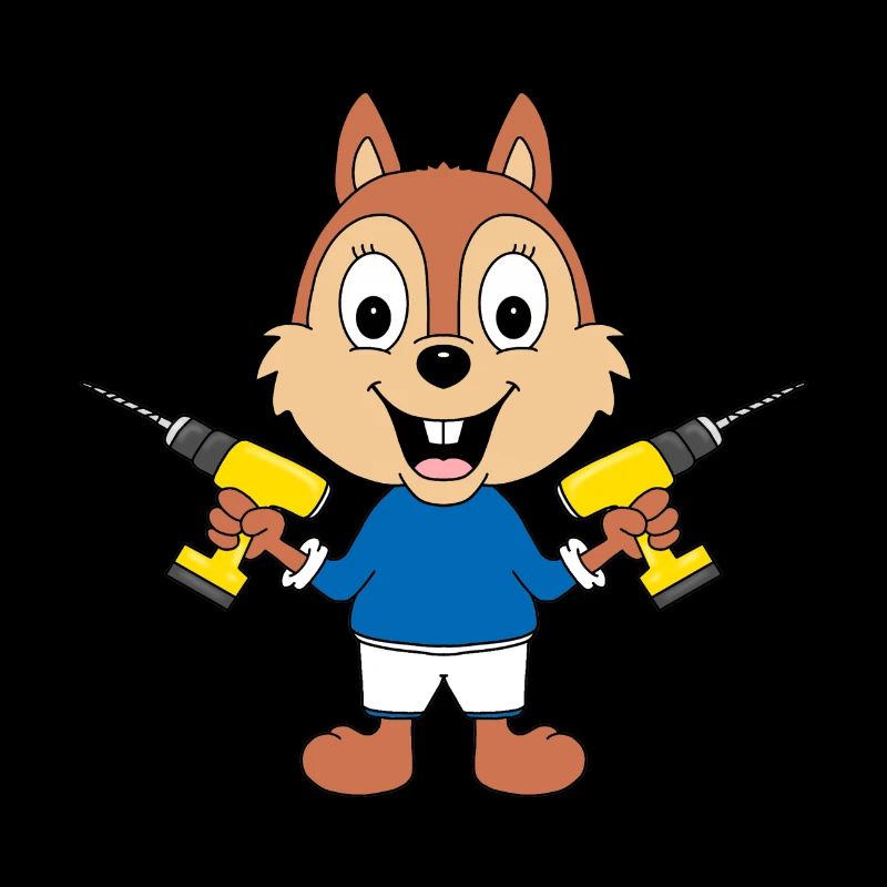 BOHRER - EICHHÖRNCHEN - HANDWERKER