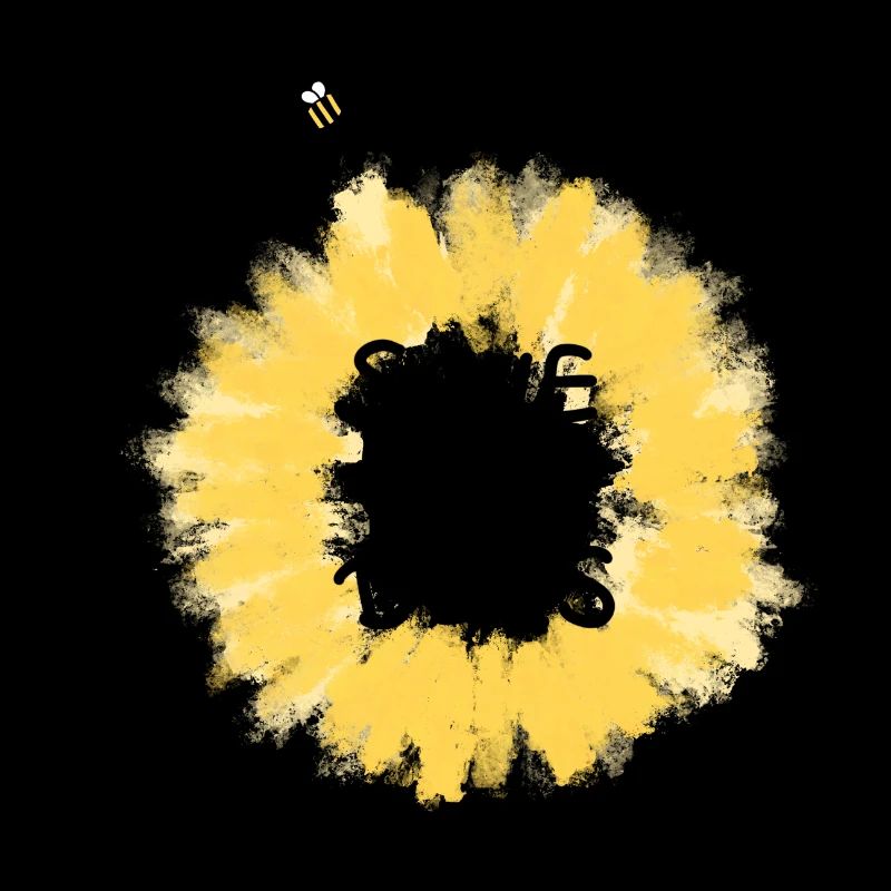 Rettet die Bienen Blume