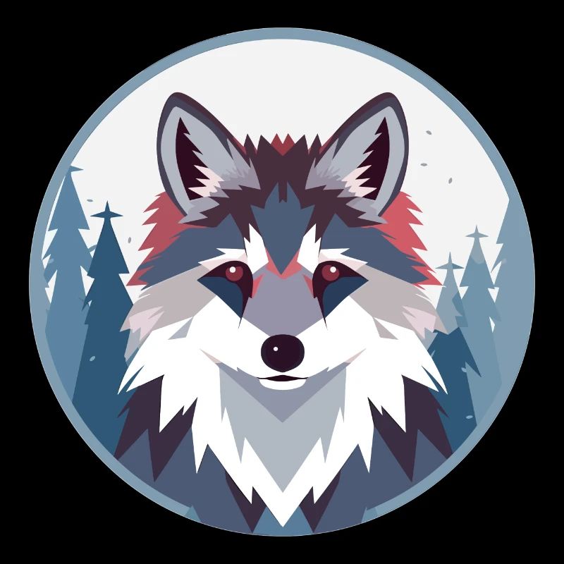 Cute Polygon Fox