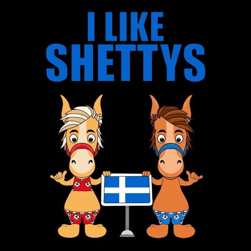 I LIKE SHETTYS - PFERDE - PFERD