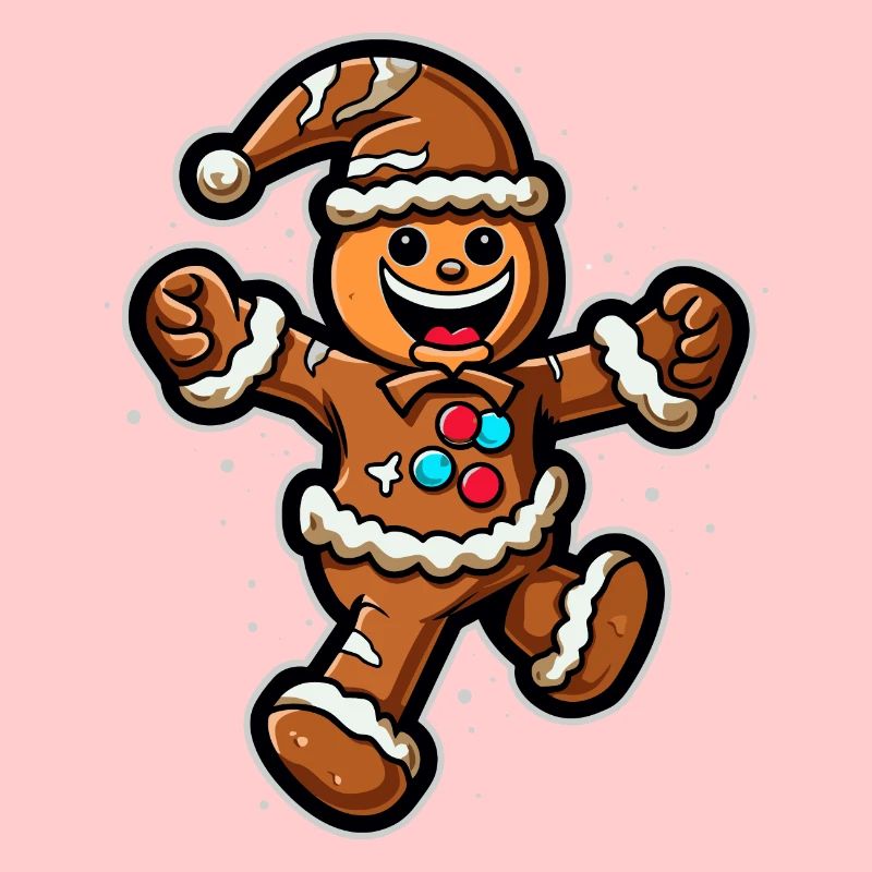Lebkuchenmann - Weihnachtsmann Weihnachts Geschenk