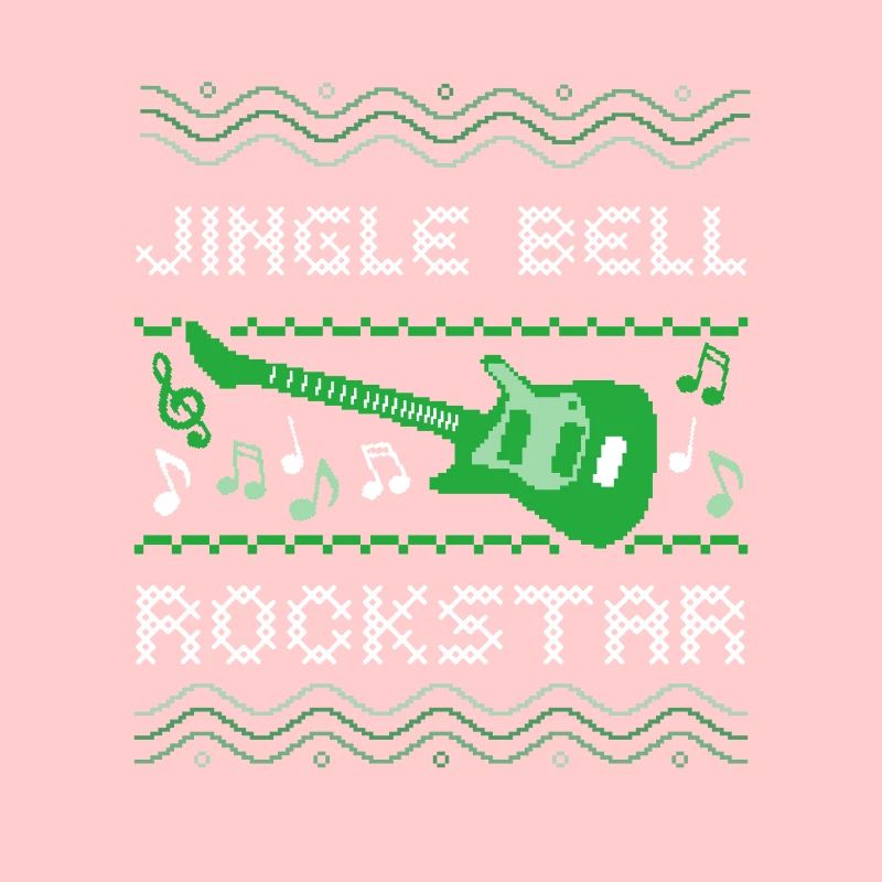 PULL DE NOËL MOCHE, JINGLE BELL ROCK-STAR