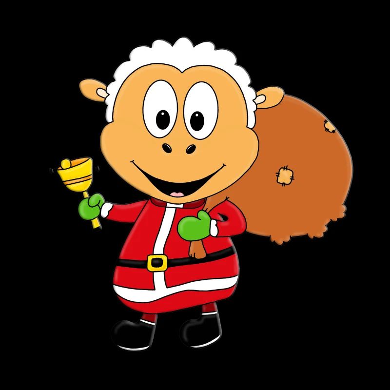 SCHAF - WEIHNACHTSMANN - TIER - TIERISCH