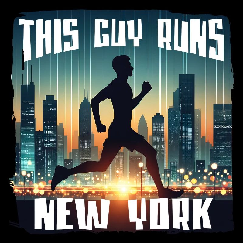 This guy runs Running Shirt