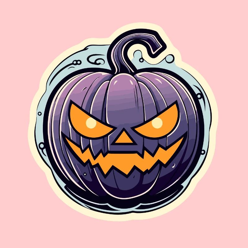 Dessin d’Halloween citrouille