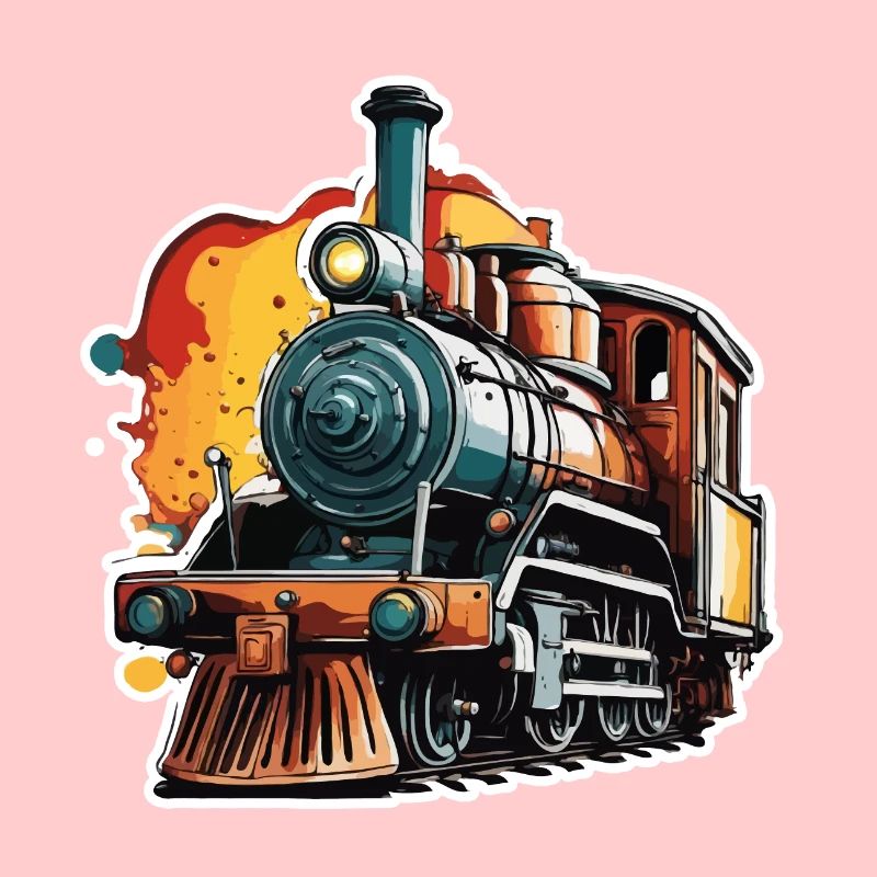 Zug / Lokomotive / Dampflok / Eisenbahn / Lock