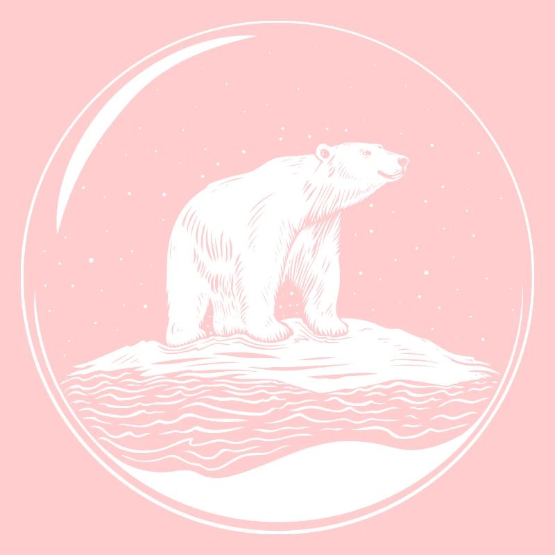 Eisbär auf Eisscholle Save the polarbear