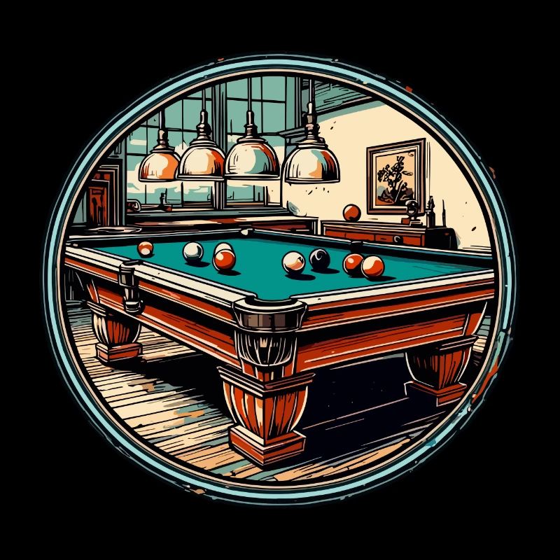 Billard / Boule de billard / 8 boules / billard / Kö