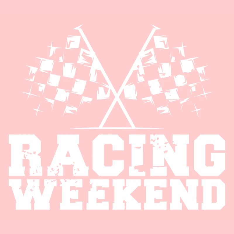 Voitures de week-end de course Symbole de course Drapeau