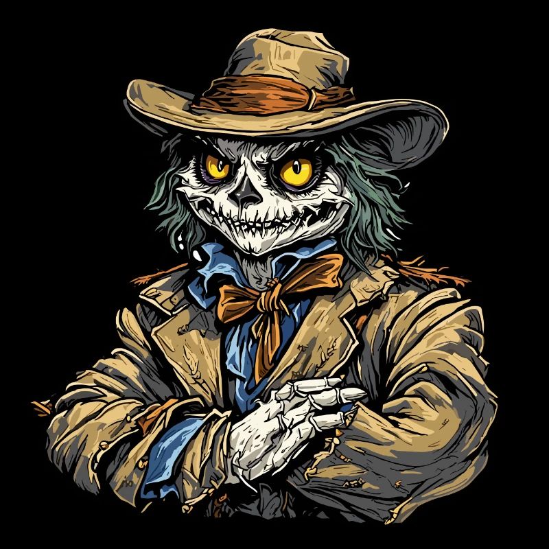 Vogelscheuche / Erntehelfer / Maisfeld / Feld