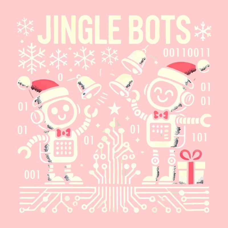 Jingle Bots - Weihnachtsroboter mit Binärcode