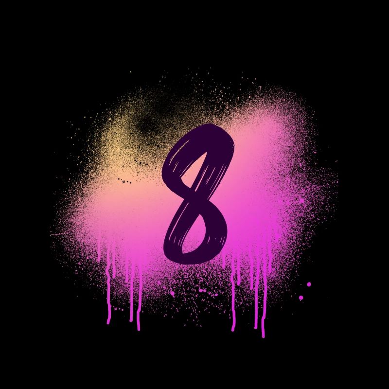 Ich bin 8 – Strahlendes Geburtstagsdesign